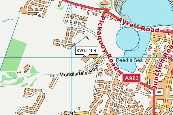 KW15 1LR map - OS VectorMap District (Ordnance Survey)