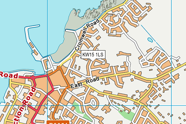 KW15 1LS map - OS VectorMap District (Ordnance Survey)