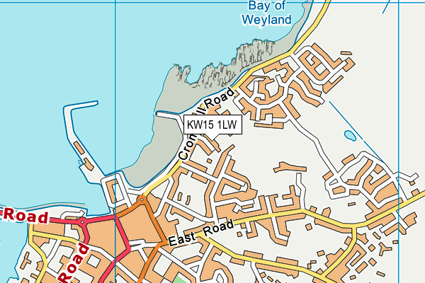 KW15 1LW map - OS VectorMap District (Ordnance Survey)