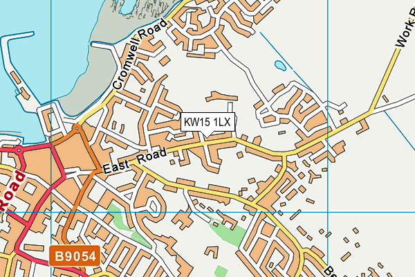 KW15 1LX map - OS VectorMap District (Ordnance Survey)