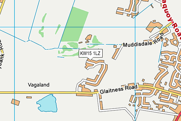KW15 1LZ map - OS VectorMap District (Ordnance Survey)