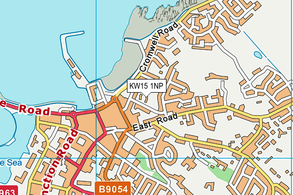 KW15 1NP map - OS VectorMap District (Ordnance Survey)