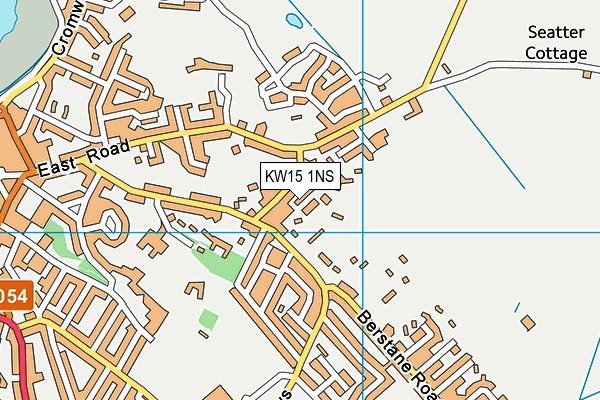 KW15 1NS map - OS VectorMap District (Ordnance Survey)