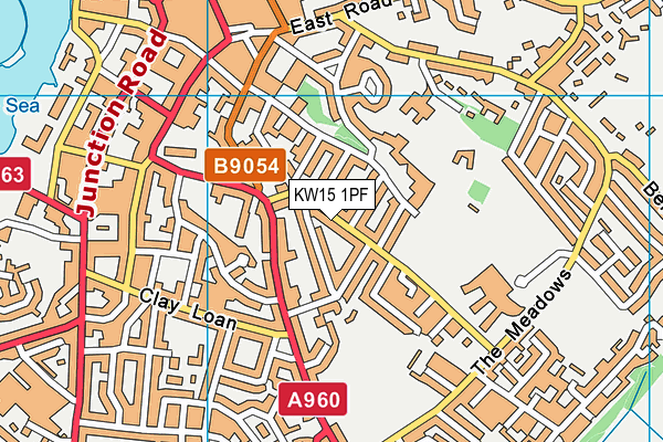 KW15 1PF map - OS VectorMap District (Ordnance Survey)