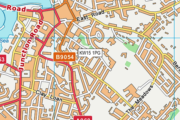 KW15 1PG map - OS VectorMap District (Ordnance Survey)