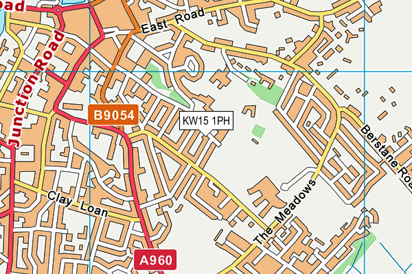 KW15 1PH map - OS VectorMap District (Ordnance Survey)