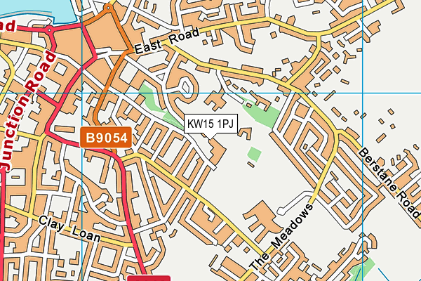 KW15 1PJ map - OS VectorMap District (Ordnance Survey)