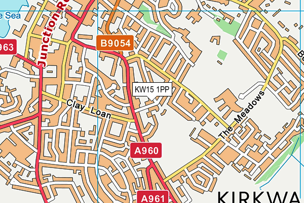 KW15 1PP map - OS VectorMap District (Ordnance Survey)