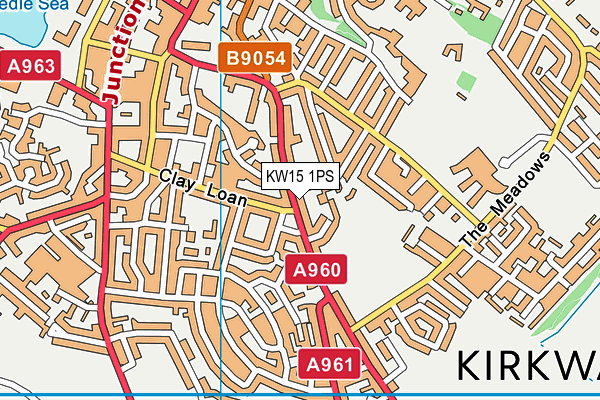 KW15 1PS map - OS VectorMap District (Ordnance Survey)