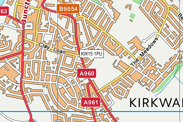 KW15 1PU map - OS VectorMap District (Ordnance Survey)