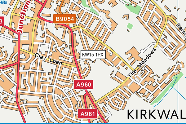 KW15 1PX map - OS VectorMap District (Ordnance Survey)