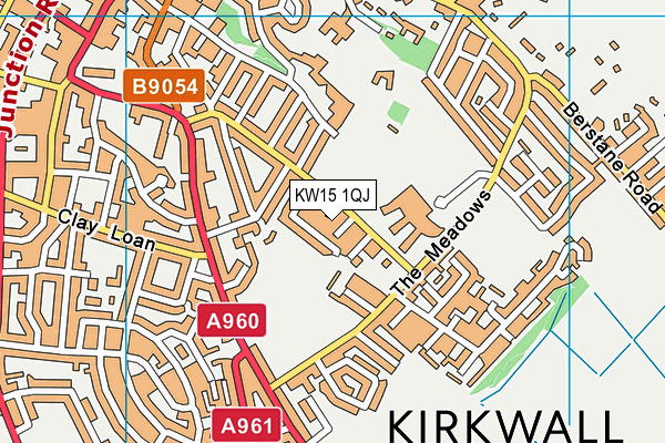 KW15 1QJ map - OS VectorMap District (Ordnance Survey)