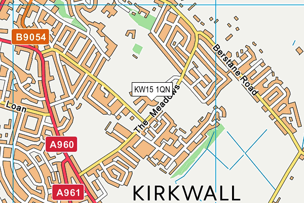 KW15 1QN map - OS VectorMap District (Ordnance Survey)