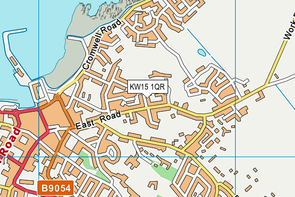 KW15 1QR map - OS VectorMap District (Ordnance Survey)