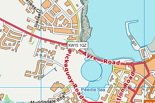 KW15 1QZ map - OS VectorMap District (Ordnance Survey)