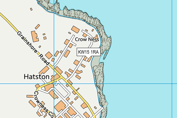 KW15 1RA map - OS VectorMap District (Ordnance Survey)