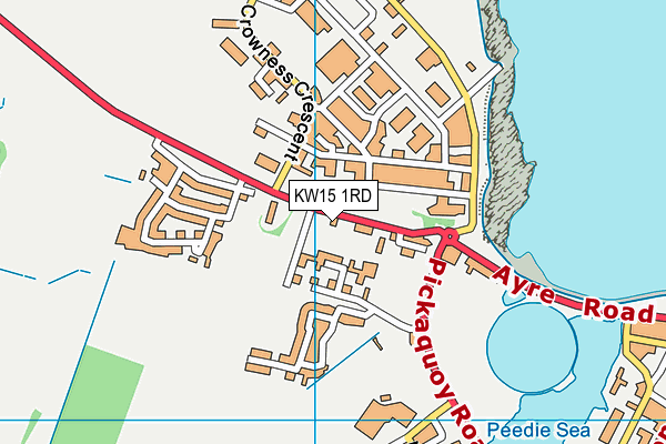 KW15 1RD map - OS VectorMap District (Ordnance Survey)
