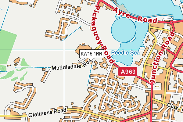 KW15 1RR map - OS VectorMap District (Ordnance Survey)