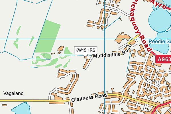 Map of WESTLANDS (ORKNEY) LIMITED at district scale