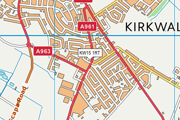 KW15 1RT map - OS VectorMap District (Ordnance Survey)