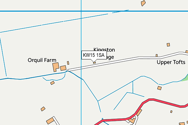 KW15 1SA map - OS VectorMap District (Ordnance Survey)