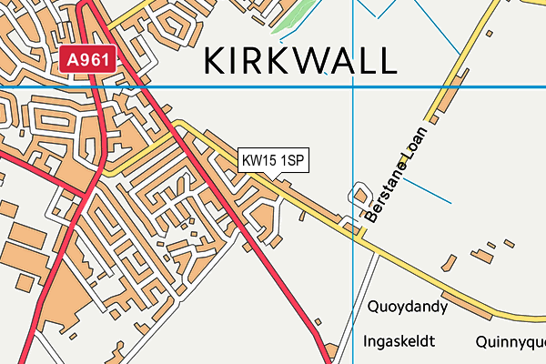 KW15 1SP map - OS VectorMap District (Ordnance Survey)