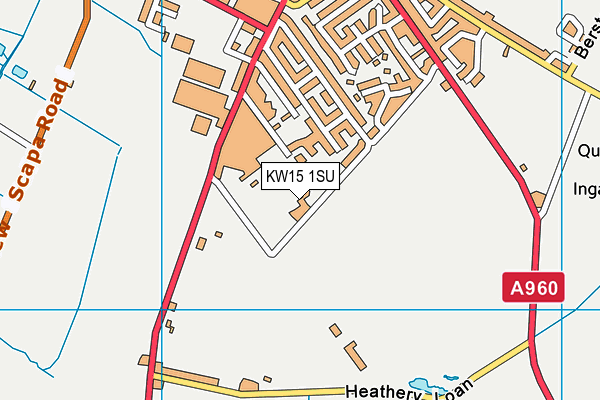 KW15 1SU map - OS VectorMap District (Ordnance Survey)