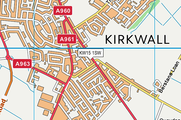 KW15 1SW map - OS VectorMap District (Ordnance Survey)