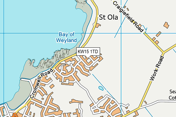 KW15 1TD map - OS VectorMap District (Ordnance Survey)