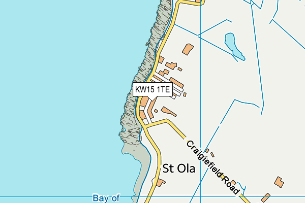 KW15 1TE map - OS VectorMap District (Ordnance Survey)