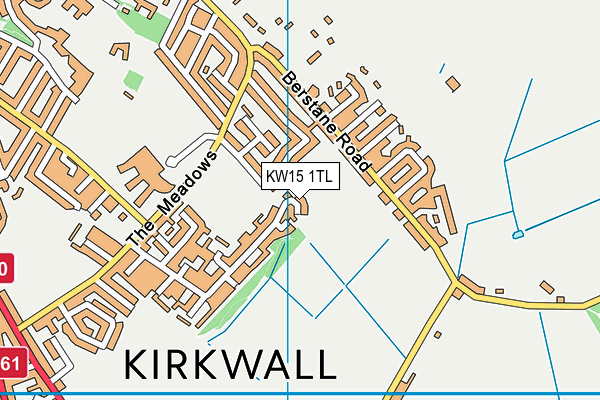 KW15 1TL map - OS VectorMap District (Ordnance Survey)