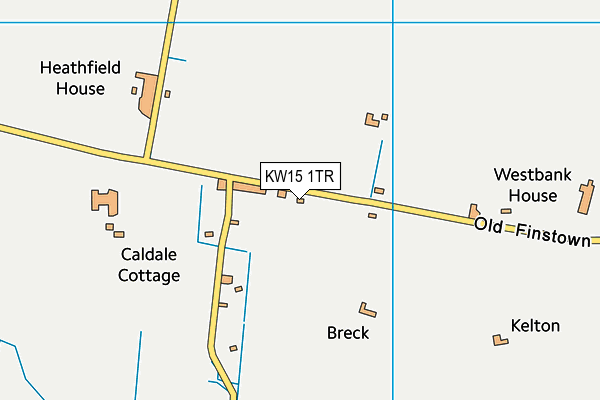 KW15 1TR map - OS VectorMap District (Ordnance Survey)