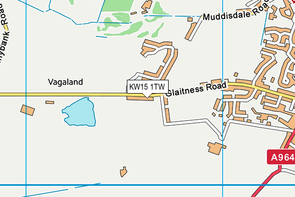 KW15 1TW map - OS VectorMap District (Ordnance Survey)