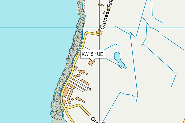 KW15 1UE map - OS VectorMap District (Ordnance Survey)
