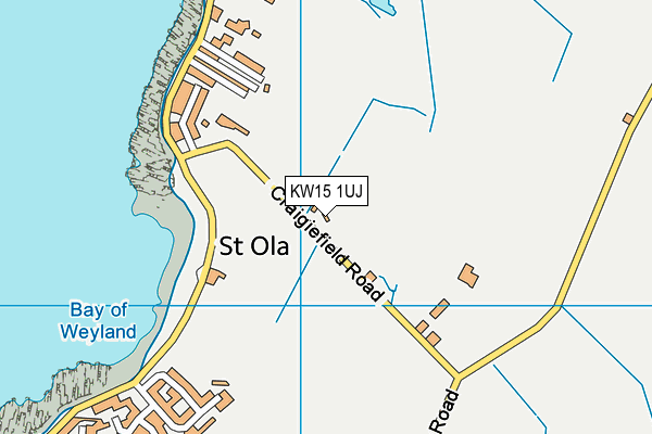 KW15 1UJ map - OS VectorMap District (Ordnance Survey)