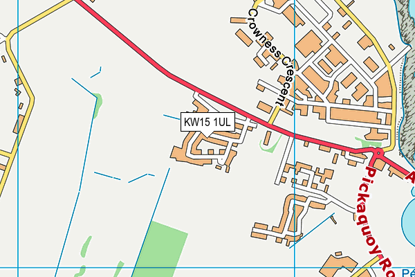 KW15 1UL map - OS VectorMap District (Ordnance Survey)