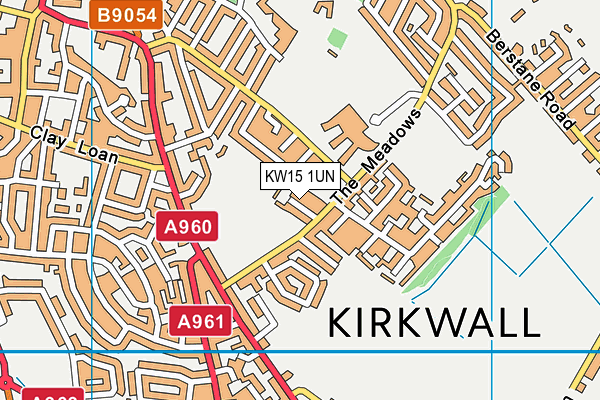 KW15 1UN map - OS VectorMap District (Ordnance Survey)