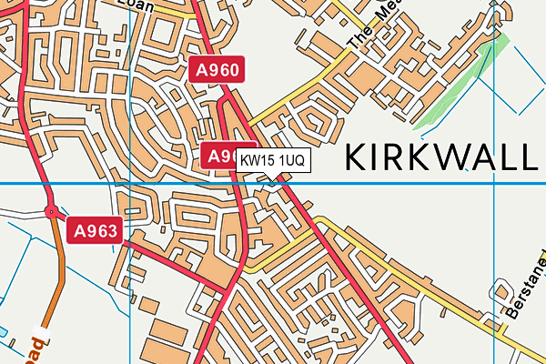 KW15 1UQ map - OS VectorMap District (Ordnance Survey)
