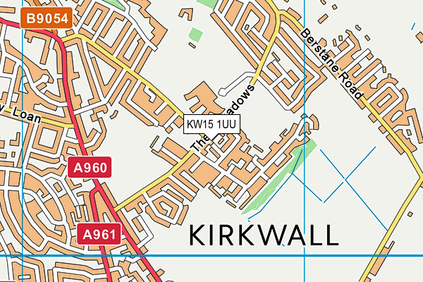 KW15 1UU map - OS VectorMap District (Ordnance Survey)