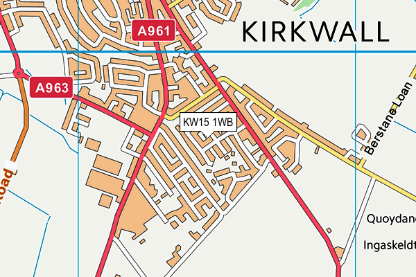 KW15 1WB map - OS VectorMap District (Ordnance Survey)