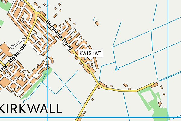 KW15 1WT map - OS VectorMap District (Ordnance Survey)
