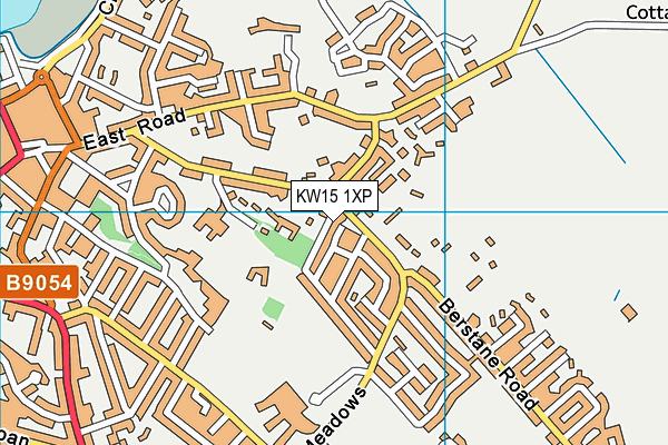 KW15 1XP map - OS VectorMap District (Ordnance Survey)