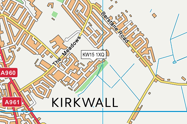 KW15 1XQ map - OS VectorMap District (Ordnance Survey)