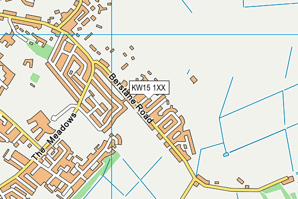 KW15 1XX map - OS VectorMap District (Ordnance Survey)