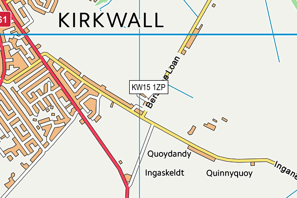 KW15 1ZP map - OS VectorMap District (Ordnance Survey)