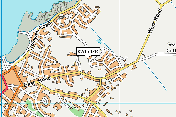 KW15 1ZR map - OS VectorMap District (Ordnance Survey)