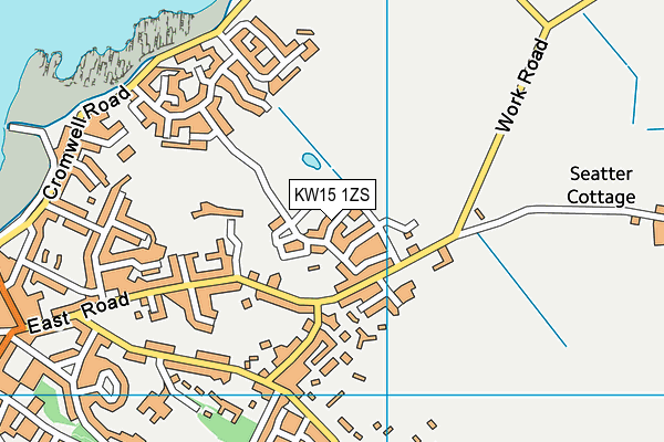 KW15 1ZS map - OS VectorMap District (Ordnance Survey)