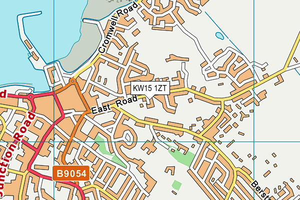 KW15 1ZT map - OS VectorMap District (Ordnance Survey)
