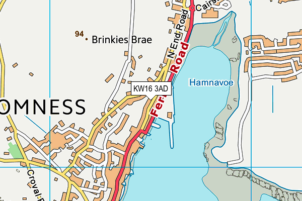 Map of ORKNEY ISLAND HOTELS LTD at district scale