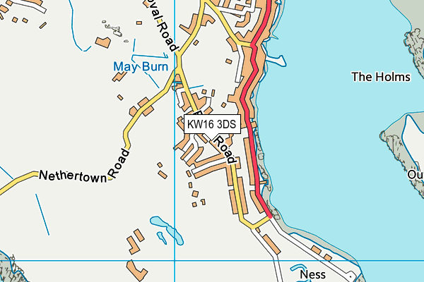 KW16 3DS map - OS VectorMap District (Ordnance Survey)